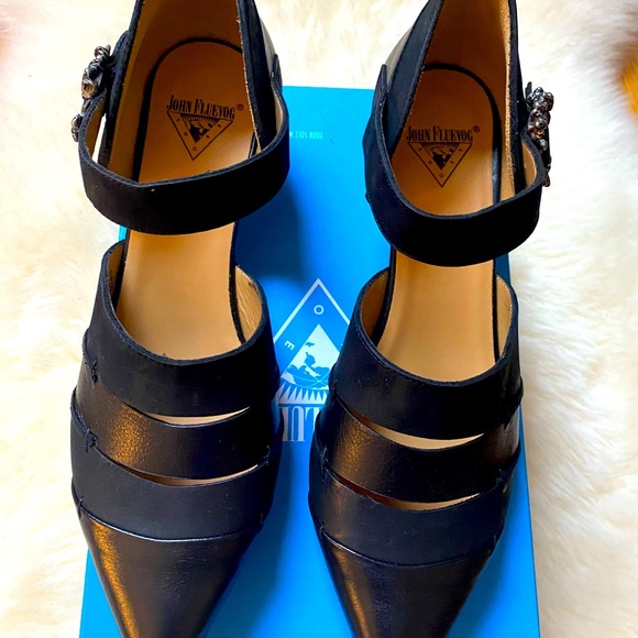 Brand new John Fluevog Truths Alison - Sexy Skull-Buckled Mary Jane - Picture 2 of 9